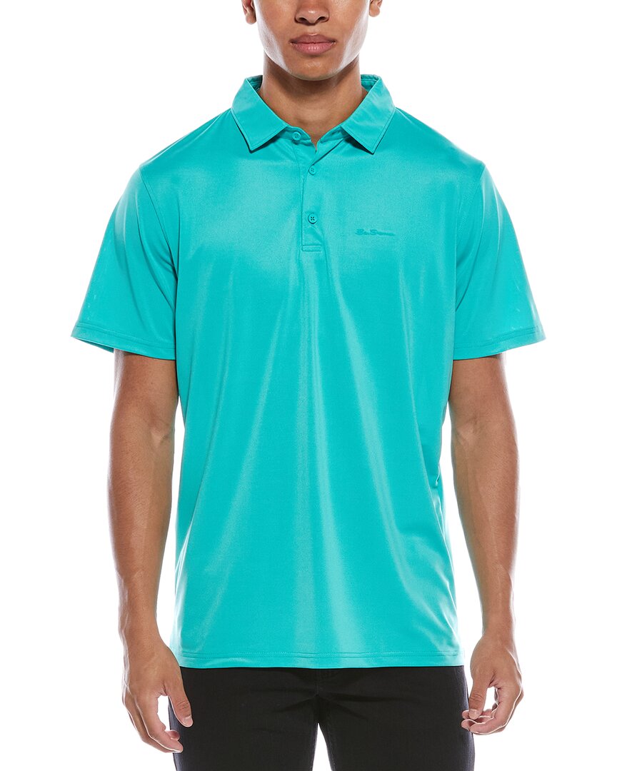 mens Sports Fit Polo Shirt, l, Green